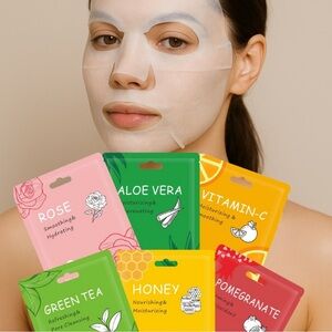 24 Moisturizing Fruit Facial Sheet Mask